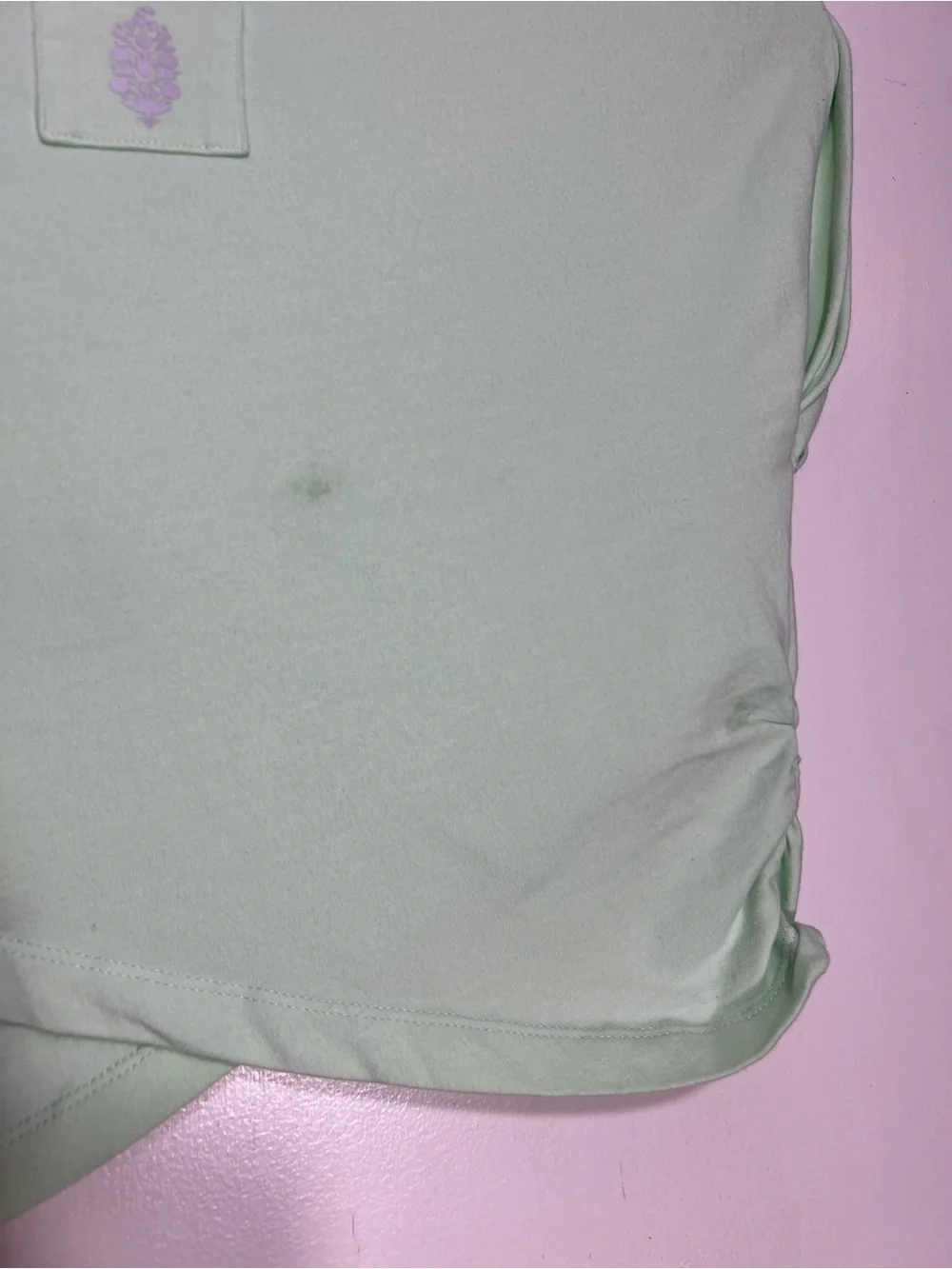NWT FP Movement Pistachio green hot shot crossover top size L
